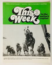 1971 This Week Travel Publication Washington, DC Laurel Race Course picture