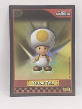 2010 Enterplay Super Mario Bros Wii Trading Card - GOLD SERIES YELLOW TOAD F37 picture