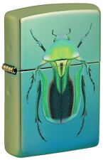 Zippo Lighter: Green Beetle - High Polish Teal 48860 picture