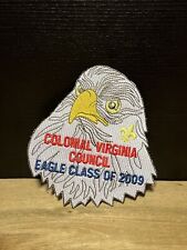 Original Colonial Virginia Council Eagle Class Of 2009 Boys Scout Patch Rare picture