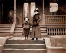 1911 RPPC CHRISTMAS PITTSBURGH PA*KILBUCK STATION*FUR MUFFS*1205 FAYETTE STREET picture
