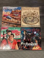 Disney twenty-three D23 Magazine, Lot of 4 from 2012 Great Condition picture