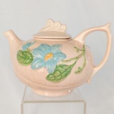 Vtg Hull Art Pottery USA 1940's Pink Teapot  Magnolia Granny Chic Cottage Core picture