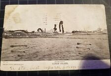 1906 Water Front Conley Island Amusement Park New York Postcard UDB picture
