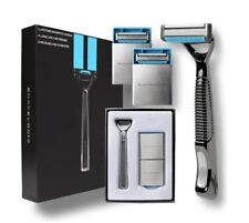 ShaveLogic SL5 Shaving System Four (4) Five Blade Cartridges All-Metal Handle picture