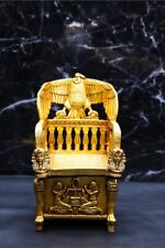 Golden King Tutankhamun's throne with the king's head-Replica Tutankhamun Throne picture