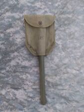ORIGINAL WWII US ARMY ENTRENCHING TOOL WITH M-1943 COVER 1945 DATED picture