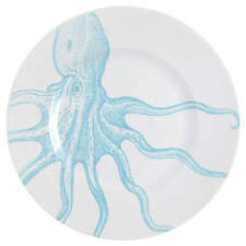 222 Fifth Coastal Life Blue Salad Plate 9436266 picture
