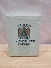 Eagle A Typewriter Papers Vintage New Sealed Wrapping Damage picture