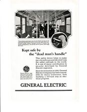 General Electric  Print Ad 1924 Subway 
