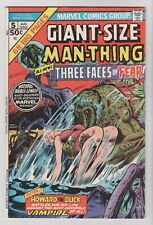 GIANT SIZE MAN THING #5 ( FN  6.0 ) 5TH ISSUE HOWARD BY FRANK BRUNNER picture