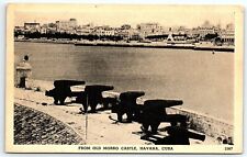 RPPC 1939 Old Morro Castle Havana Cuba SS Uruguay Postcard Liberation Postmark picture