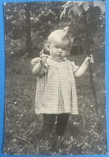 Vintage Foto-Labor GAAI Postcard - Adorable Toddler in Nature, c1900s picture