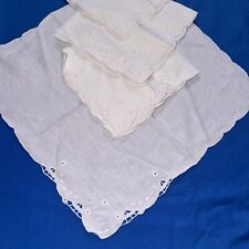 lot of 4 vintage napkins 13.75 inch square picture