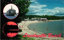 Lincolnville Beach Maine ME Unposted C1950 Vintage Postcard Seacoast Village picture