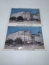 1930's Hotel Schuyler Building Long Beach California written Vintage Postcard picture