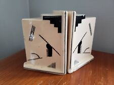 Rare French Art Deco Lallemant Bookends France picture