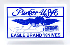 Rare Parker - USA Eagle Brand Knives Peel & Apply 6