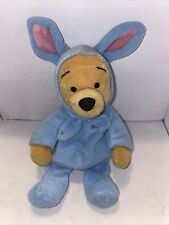 Vintage 1999 Disney Store Pooh Easter Bunny Mini Bean Bag  Plush 8