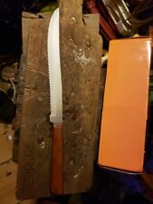 Vintage Stainless Forgecraft USA Serrated Carving Knife 8
