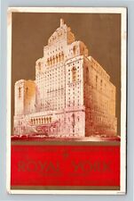 Toronto, Historic 1929 The Royal York Hotel, Antique Vintage Canada Postcard picture
