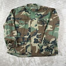 US ARMY Military Woodland Camo Coat Large Short 8415-01-184-1334 picture