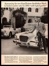 1961 Grand Turismo Hawk By Studebaker Rolls Royce Alvis Cars Vintage Print Ad picture