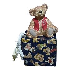 Teddy Bear Night Light By Ting Shen Boxed Baby Child Room Decor 5
