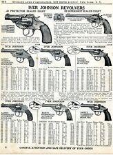 1939 Print Ad of Iver Johnson Protector, Supershot Sealed Eight, Safety Revolver picture