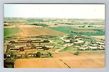 Goshen IN-Indiana, Aerial Greencroft Nursing Home, Advertising Vintage Postcard picture