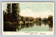 Minneapolis MN, Lake In Loring Park, Minnesota c1906 Vintage Postcard picture