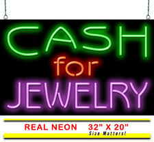 Cash For Jewelry Neon Sign | Jantec | 32