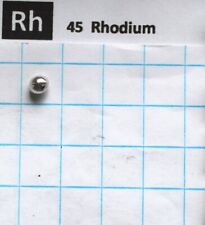 0.60 gram 99.99% Rhodium metal pellet element 46 sample picture