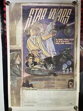 Vintage 1982 Star Wars Reprint 22” x 34” Movie Advertisement Poster picture