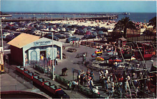 Long Beach California Nu-Pike Amusement Zone Unposted Postcard picture