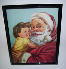Framed Print Santa Claus  1950's picture