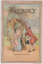 Rich Mr. Hoggenheimer Sam Bernard Play Antique Wallack’s Theatre Playbill 1907 picture