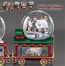 THOMAS KINKADE Slient Night Caboose Wonderland Express  Snow Globe TRAIN #5 NEW  picture