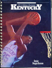 1990 - 1991 Kentucky Reggie Hanson basketball press guide bkbx23 picture