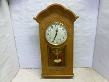 Sligh Chime Wall Clock Oak Pendulum Model 0709-1-HS picture