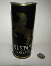 MUSTANG MALT LAGER ss to 16 oz can 157-7 (BLACK) PITTSBURGH picture
