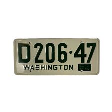 Vintage Washington 1950’s General Mills Wheaties Miniature License Plate Bicycle picture