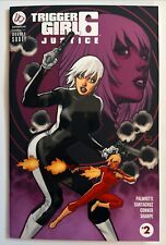 Triggergirl 6: Justice #1 (2023) NM+ Dave Johnson Kickstarter Cover picture