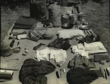 1941 Press Photo Supplies for a three day camping trip for Boy Scouts picture