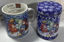 ‘A Cozy Little Christmas’ Mug & Candy Tin Snowmen picture