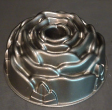 Nordic Ware Rose Shape Bundt Cake Pan 10 Cup Non-Stick Aluminum 9