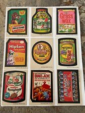 Vintage 1970's Wacky Packages Lot (Series 4-5-6-7-8) - 31 stickers picture