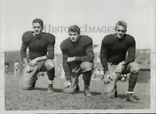 1933 Press Photo Princeton football players Ken Fairman, Arthur Lane, CH Larsen picture