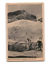 Garmisch-Partenkirchen Skigelände an der Hochalm Ski Scene Vintage Postcard picture