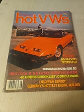 Vintage 1978 August, Dune Buggies & Hot VW's Magazine, Racing Rabbit In Action picture